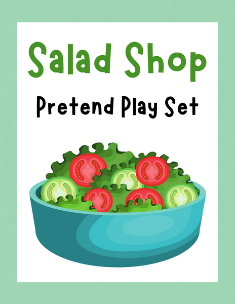 Salad Shop Pretend Play Set