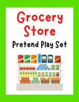 Grocery Store Pretend Play Set