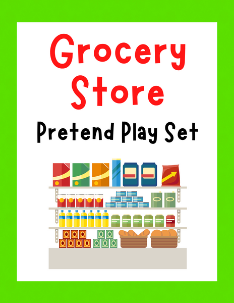Grocery Store Pretend Play Set