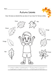 Autumn Activity Pack for younger kids