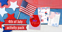 4th of July Activity Pack for Kids printable