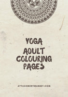 Yoga Colouring Pages