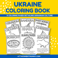 Ukraine Colouring Book