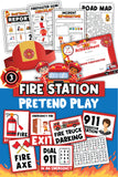 Fire Station Pretend Play Set
