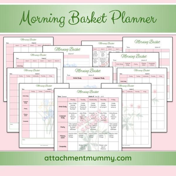 Morning Basket Planner